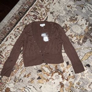 Limited Too Brown Women's Cardigan